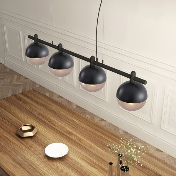 Dustian 4 Riippuvalaisin - Lucande - Keittiö - Design - Lasi - Pallo — Lucande