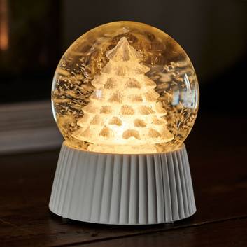 Cilja LED snow globe with a snowfall effect