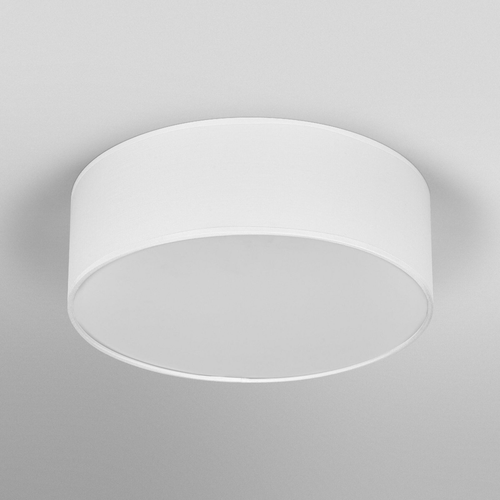 Lampa sufitowa OSRAM ORBIS PARIS, biała, Ø 30 cm, tekstylna, E27