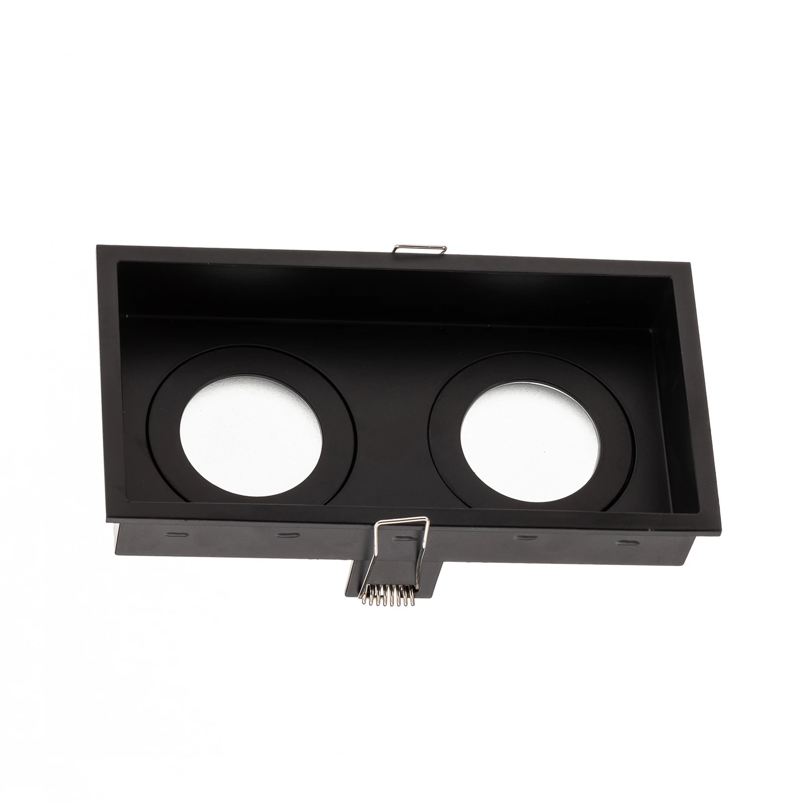 Luz de encastrar Hyde, 2 luzes IP44 em preto