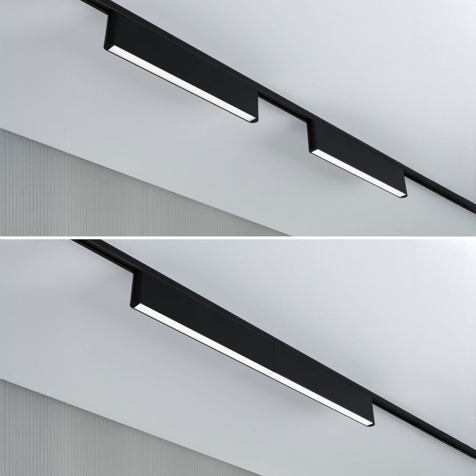 Paulmann URail LED-železniška svetilka Ceris, črna, 4.000 K, 37 cm