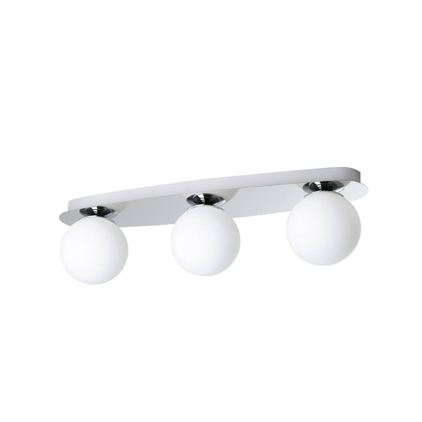 EGLO Deckenlampe CASTROVIDO, chrom, 58 cm 3-flg. IP44 G9-LED