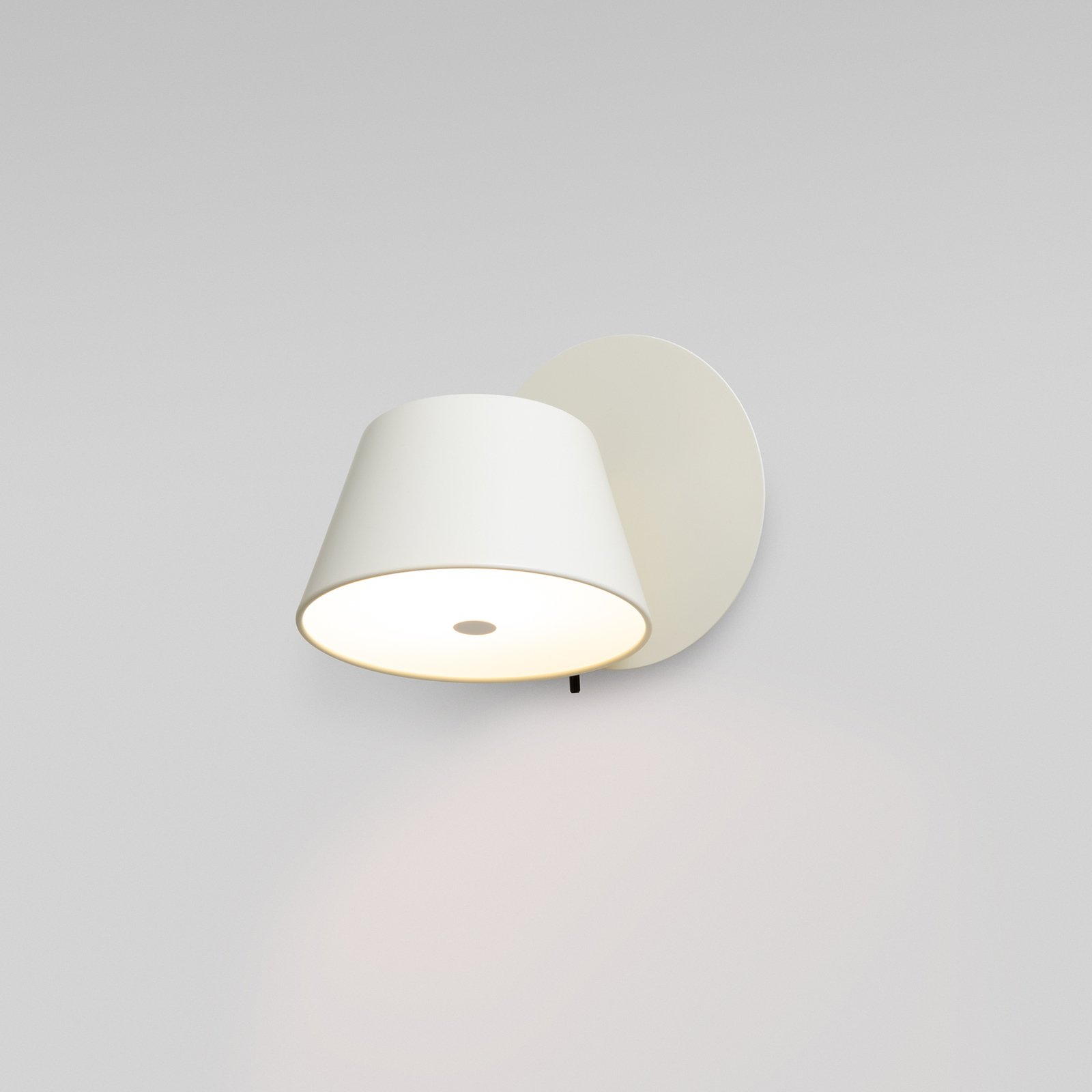 MARSET Tam Tam wall light 1-bulb matt white/white
