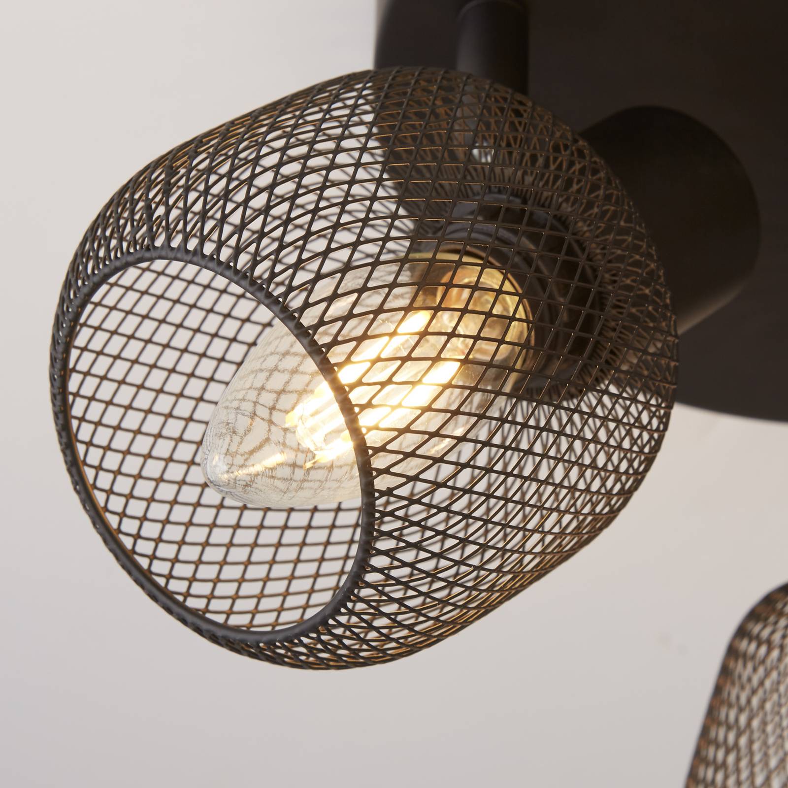 Photos - Chandelier / Lamp Searchlight Mesh ceiling light, 3-bulb 