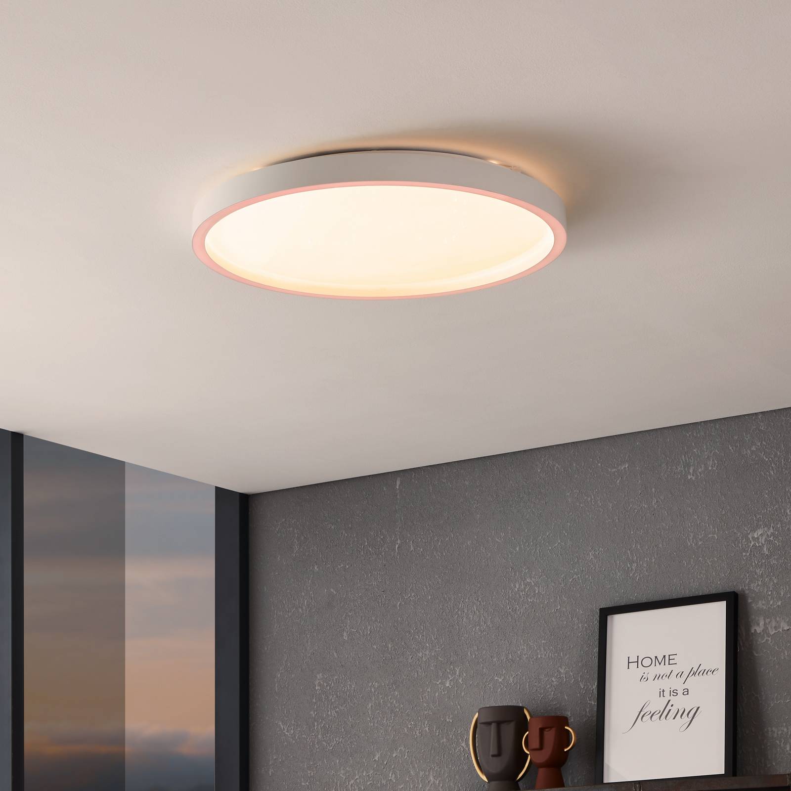 EGLO connect Montemorelos-Z, RGBW, weiß, Ø57cm günstig online kaufen