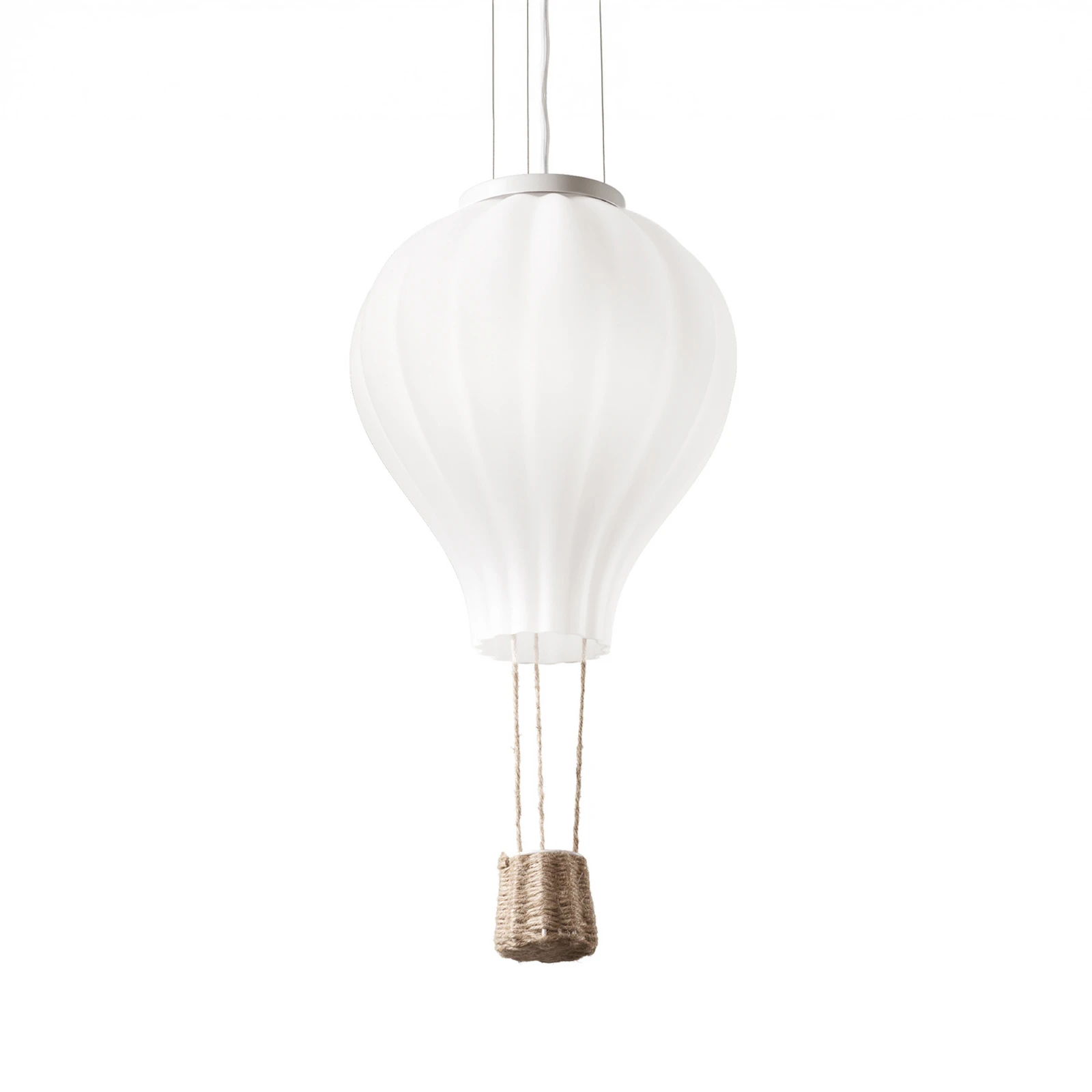 Ideal Lux lógó világítás Dream Big, fehér, opálüveg, Ø 42 cm