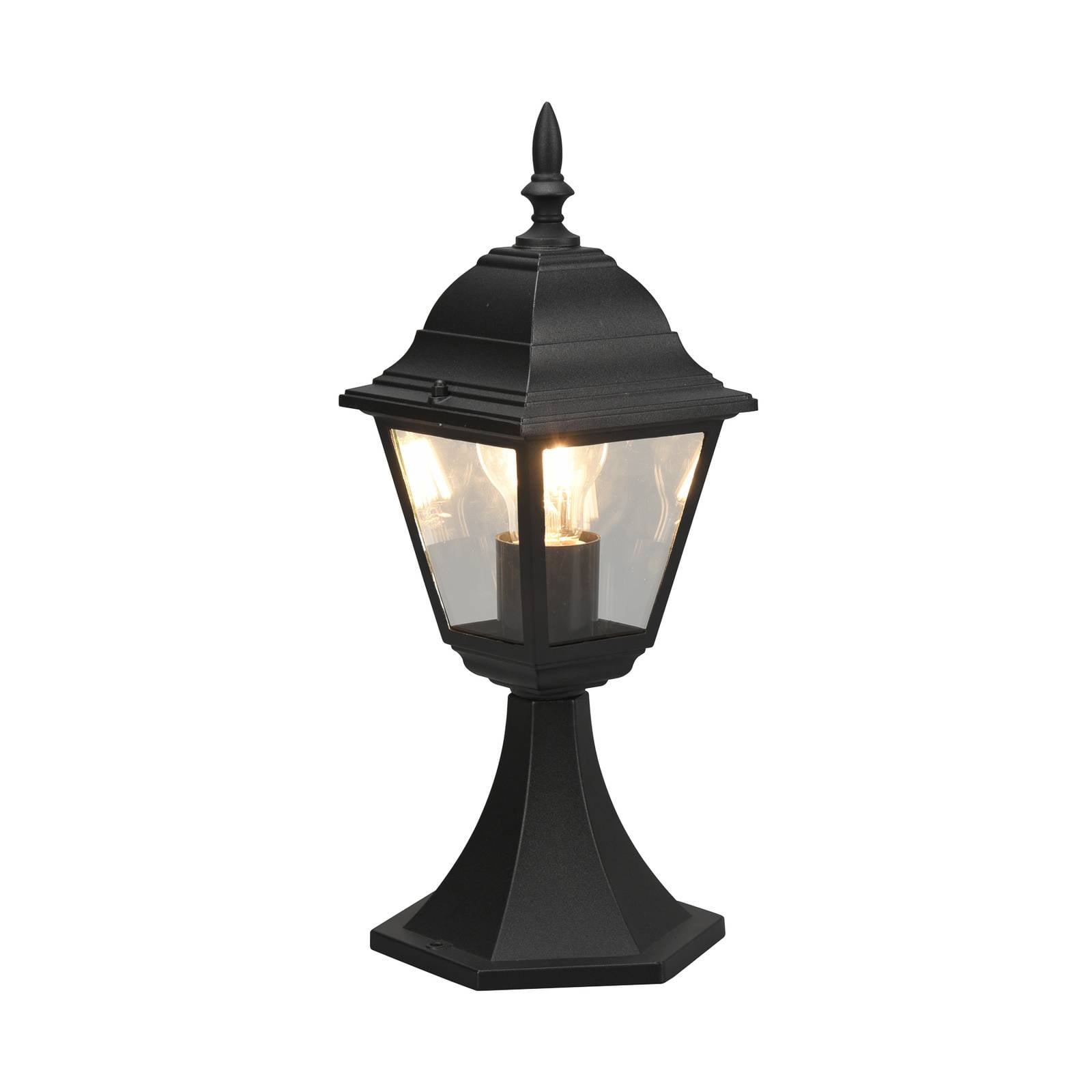 Sockelleuchte Livenza, schwarz, Höhe 39 cm, Aluminium, IP44