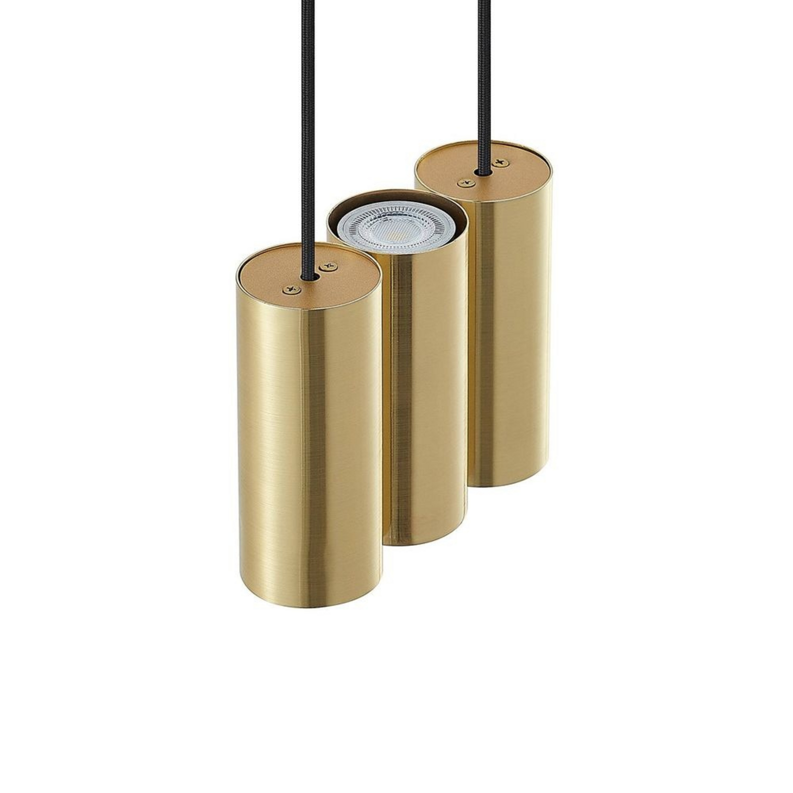 Cesur 3 Lustră Pendul Brass - Lucande