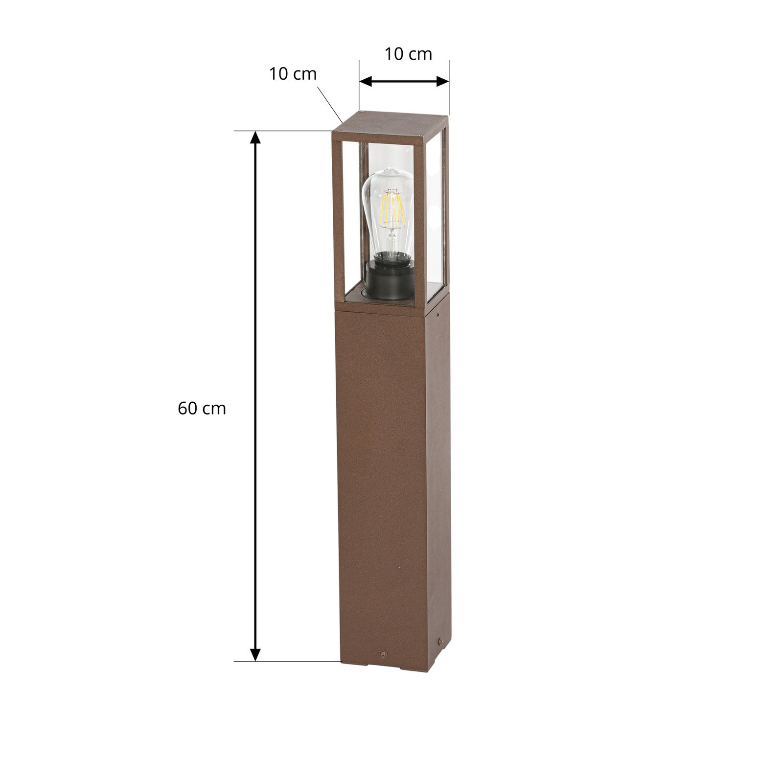 Robigus Bollard Rust - Lindby