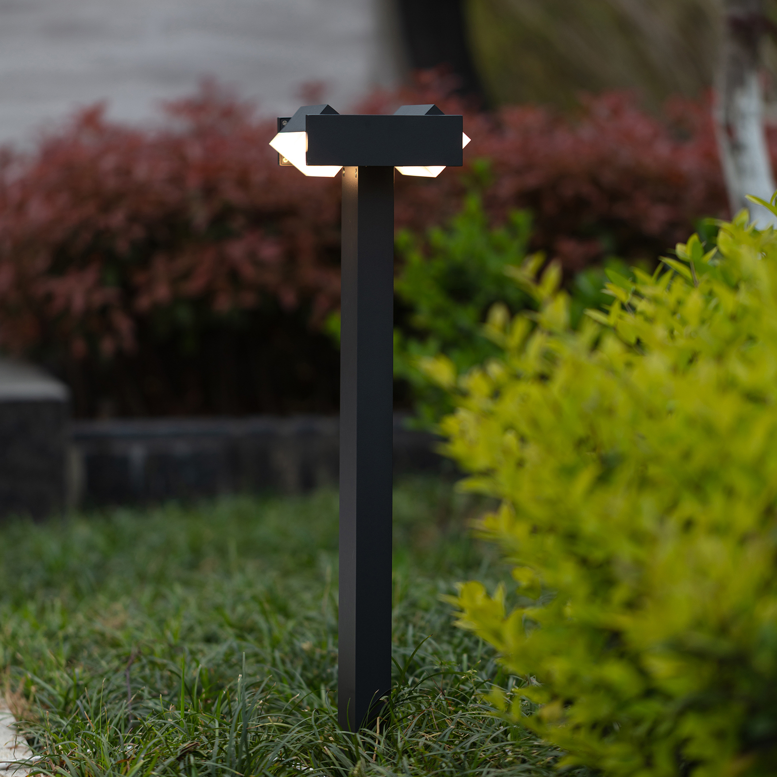 LED tuinpadverlichting Conroy beweeglijke diffusor