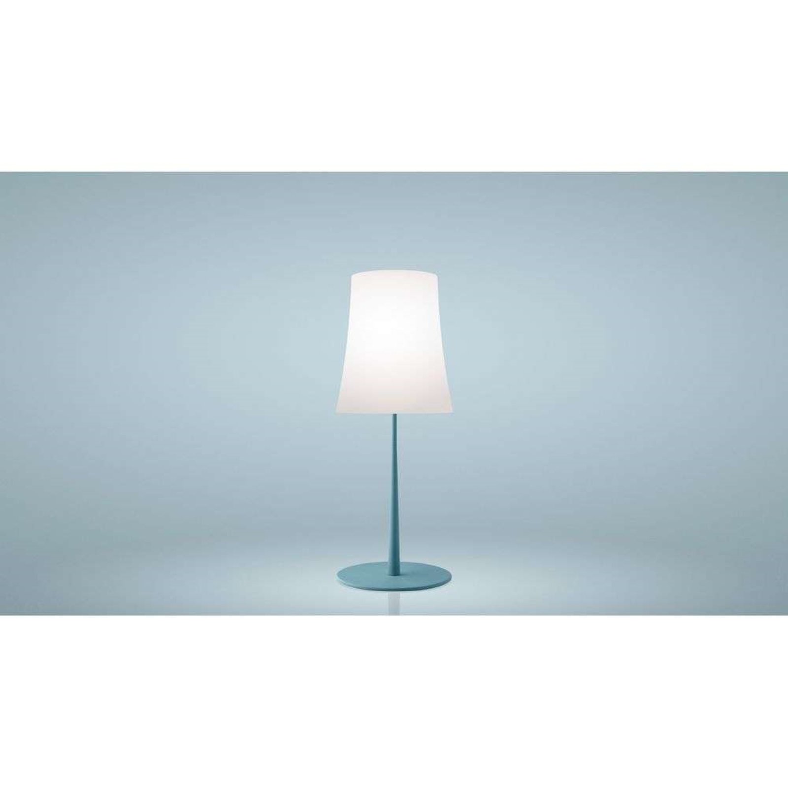 Birdie Easy Grande Lampă de Masă Light Blue Opal - Foscarini