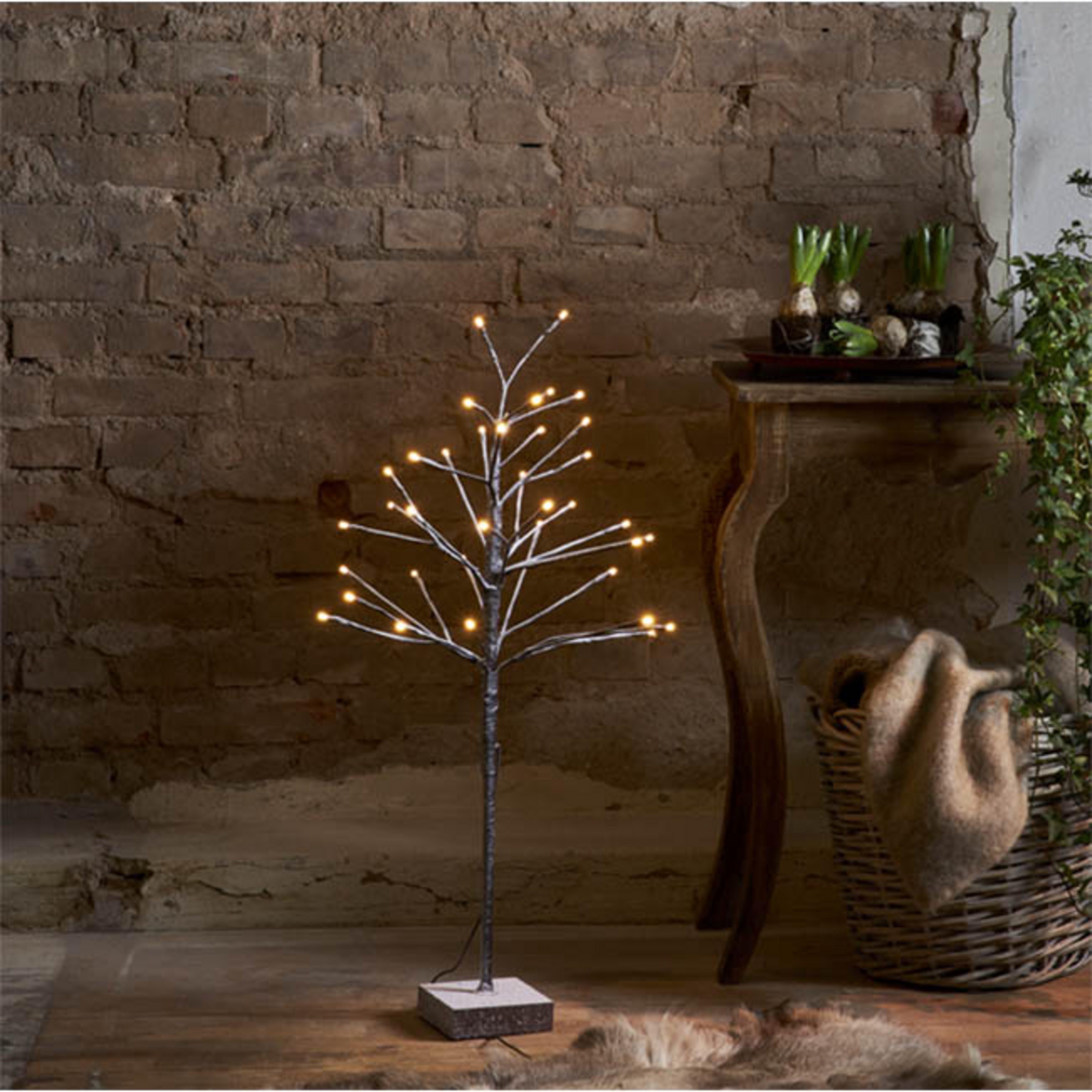 Arbre décoratif LED Snowfrost Tree IP20 hauteur 90cm