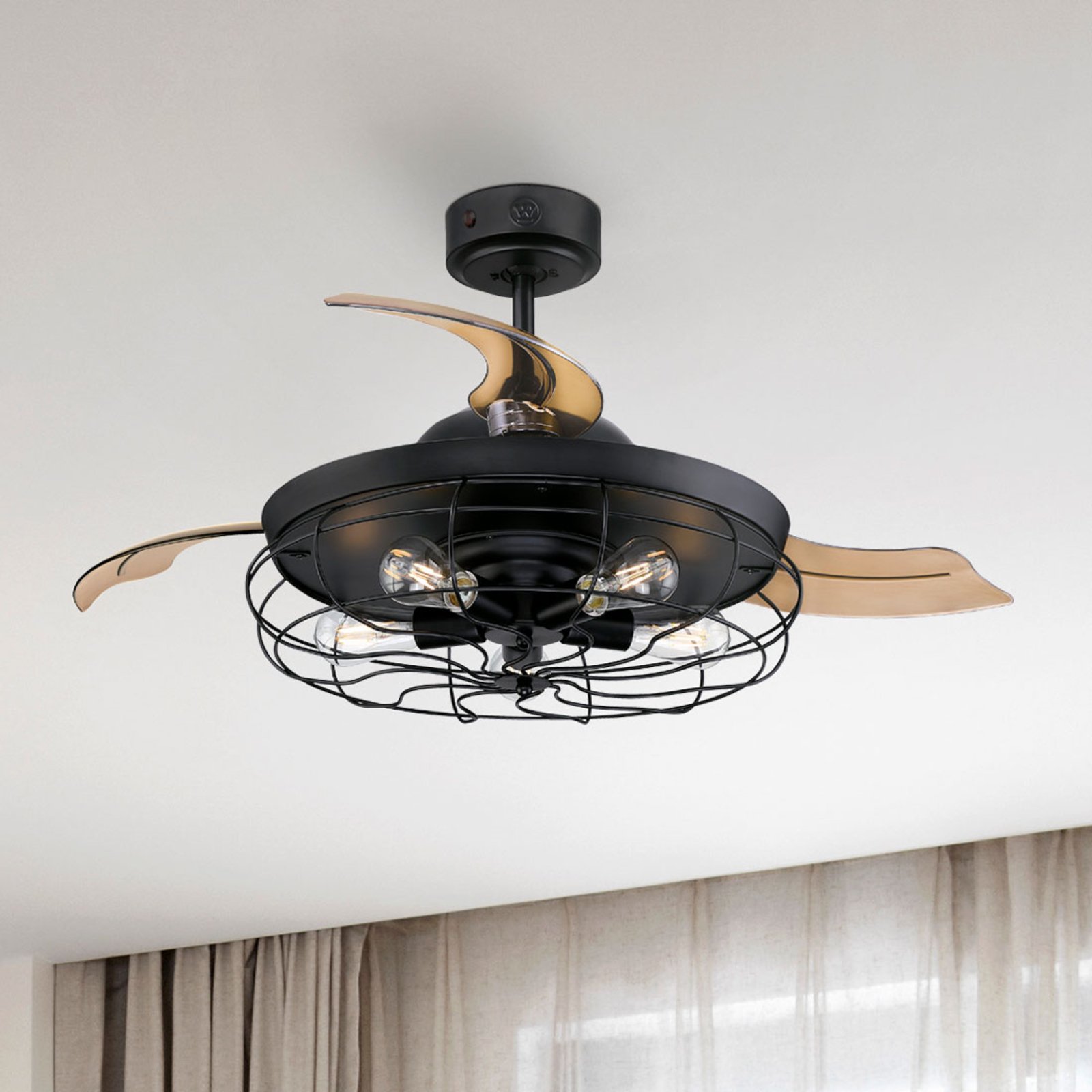 Westinghouse Dunlin ceiling fan with light