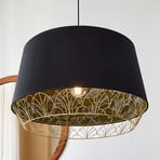 MARKET SET Gatsby pendant light with textile shade
