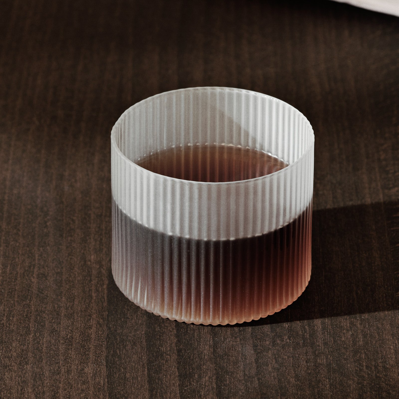 Ripple Low Glasses Set of 4 Frosted - Ferm Living