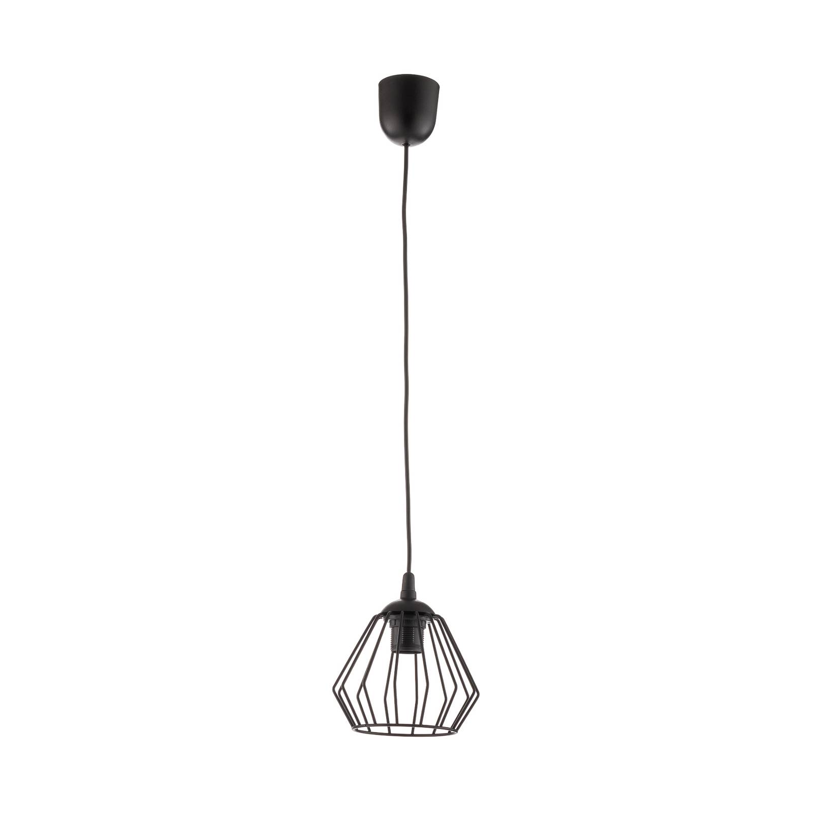 Helam Lighting - Helam agat Drahtrahmen Pendelleuchte Schwarz 18cm