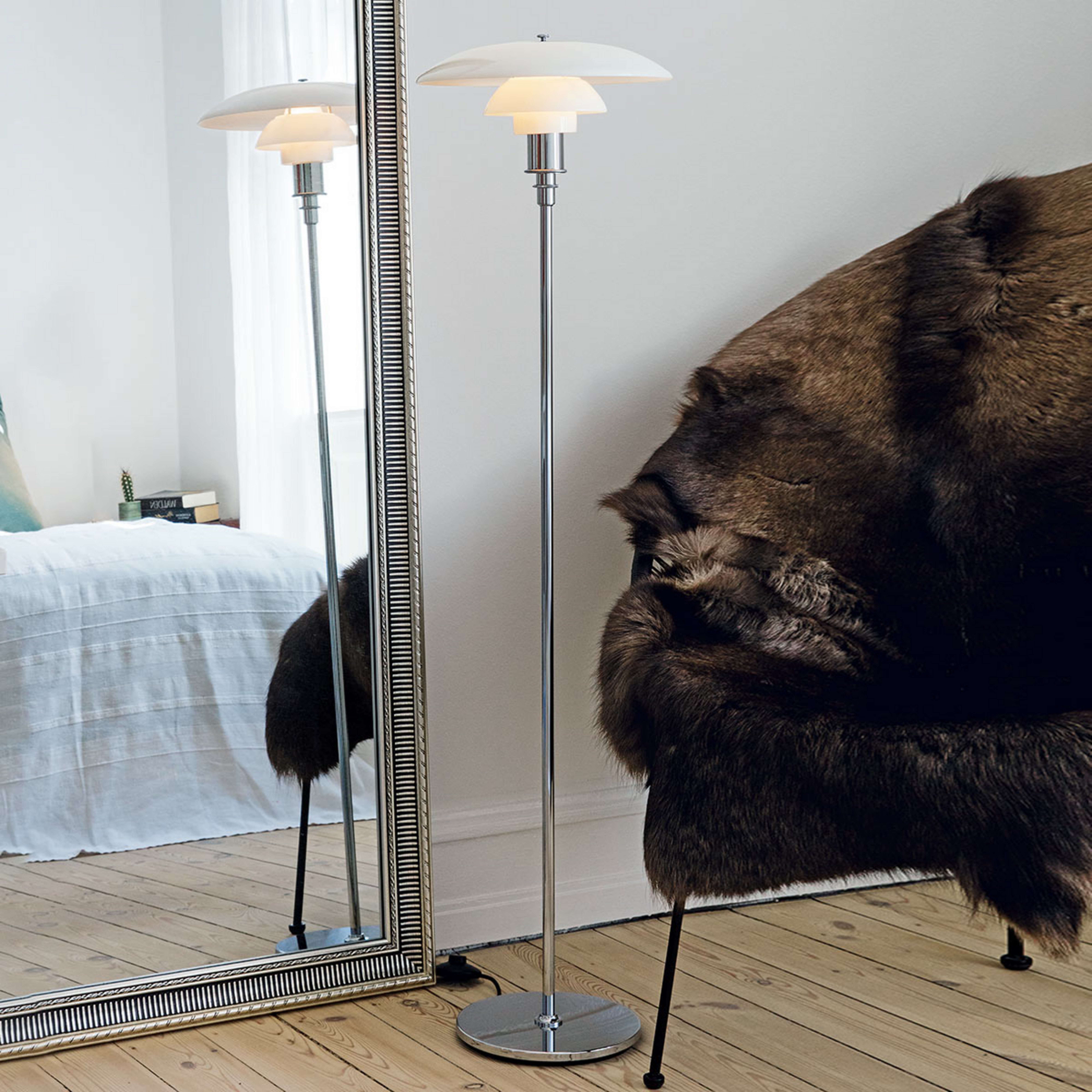 Louis Poulsen PH 3 1/2-2 1/2 gulvlampe, krom