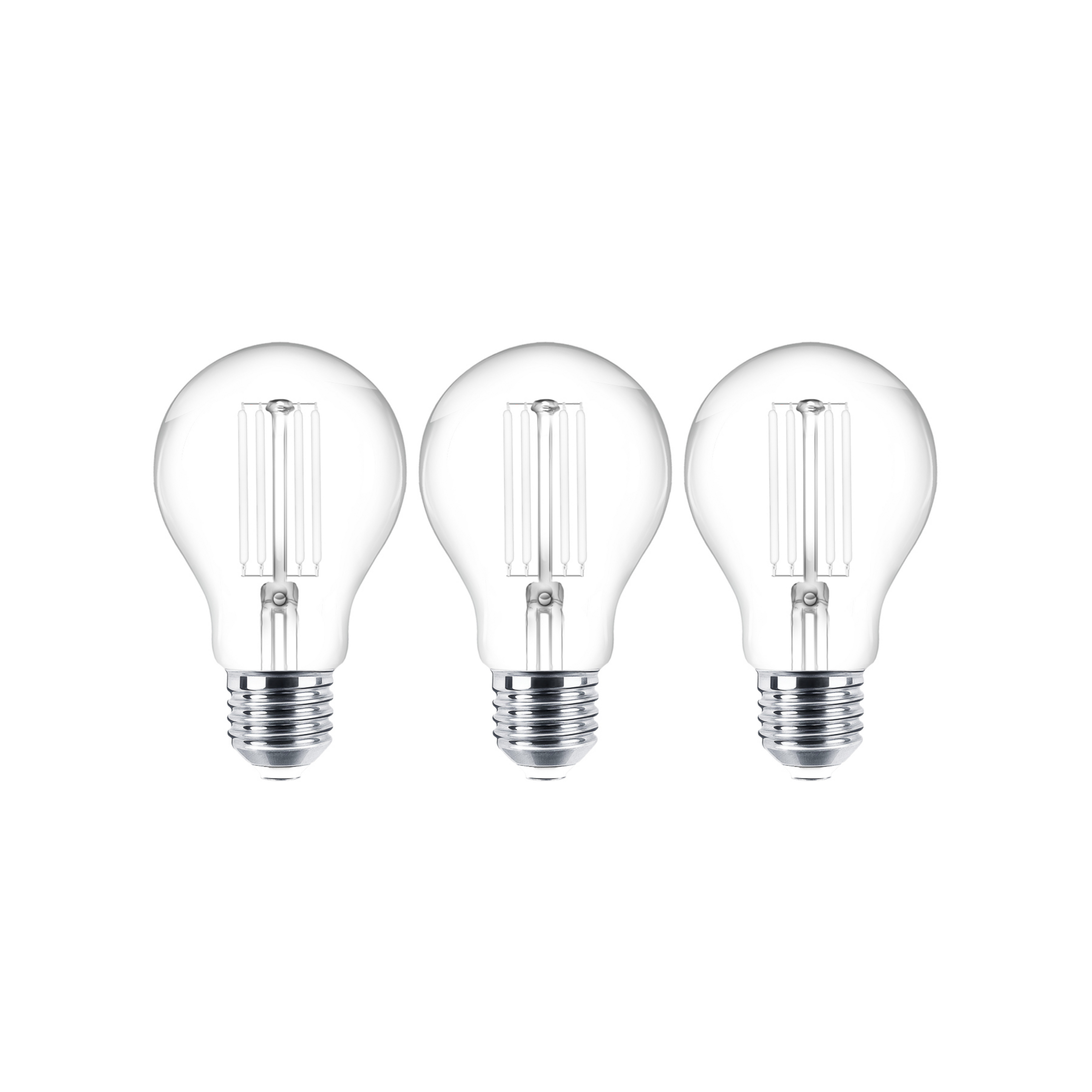 Ampoule LED filament E27 lot de 3 4W 470 lmclair 2.700K
