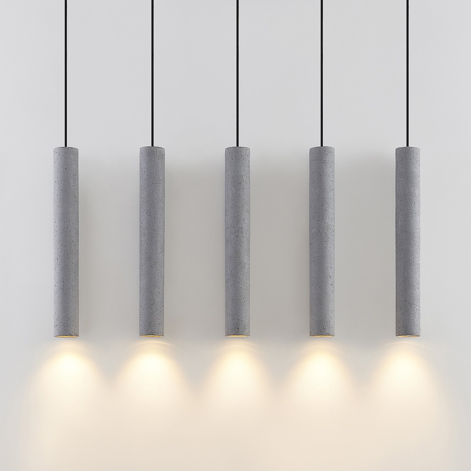 Concretto 5 Taklampa Concrete - Lindby