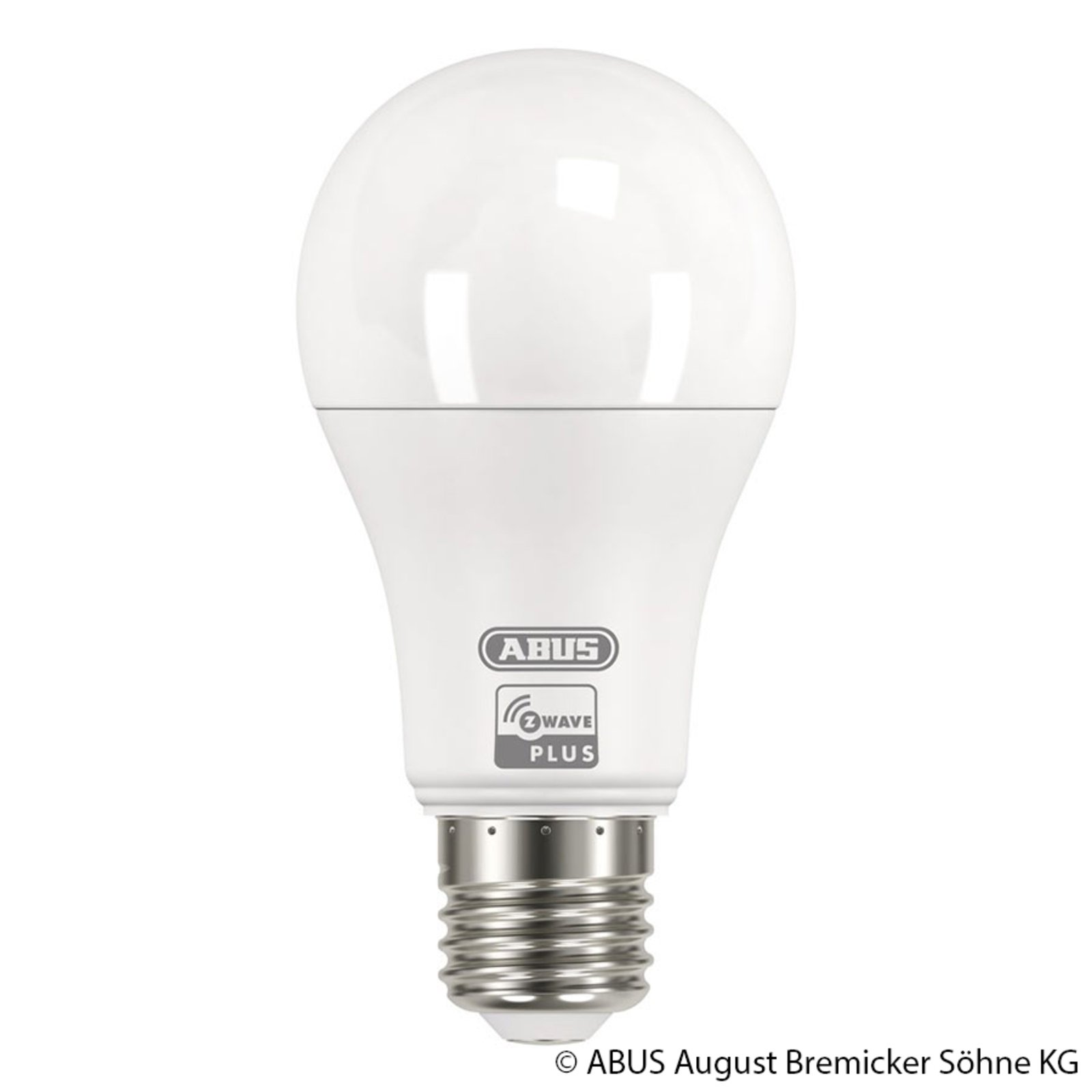ABUS Z-Wave E27 9 W lampa LED, ciepła biel