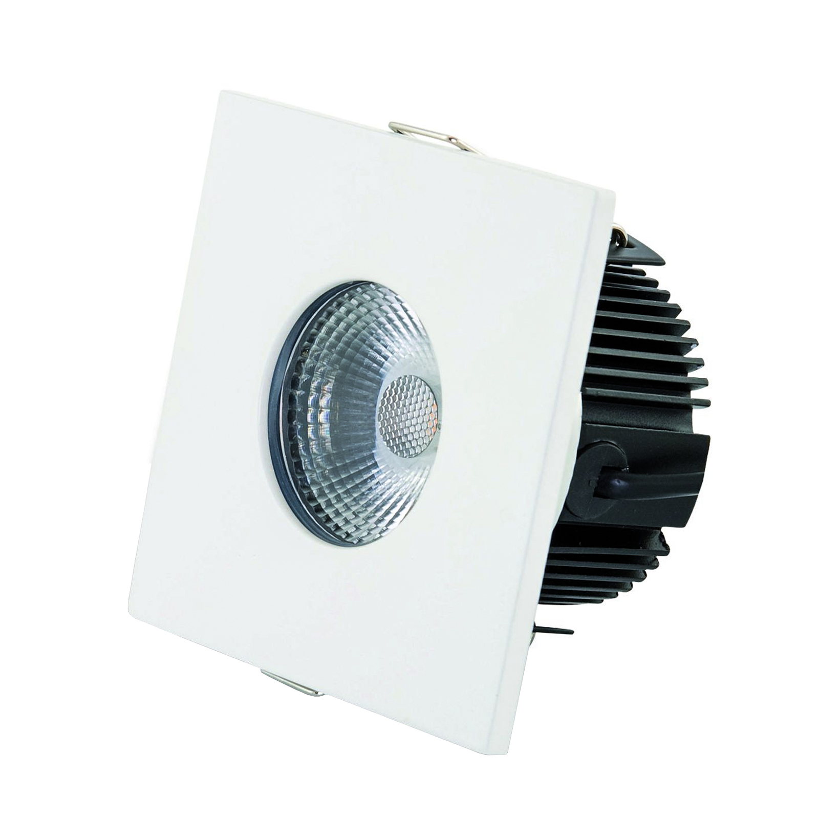 DOTLUX MULTIsun LED-Einbauleuchte, eckig, mattweiß