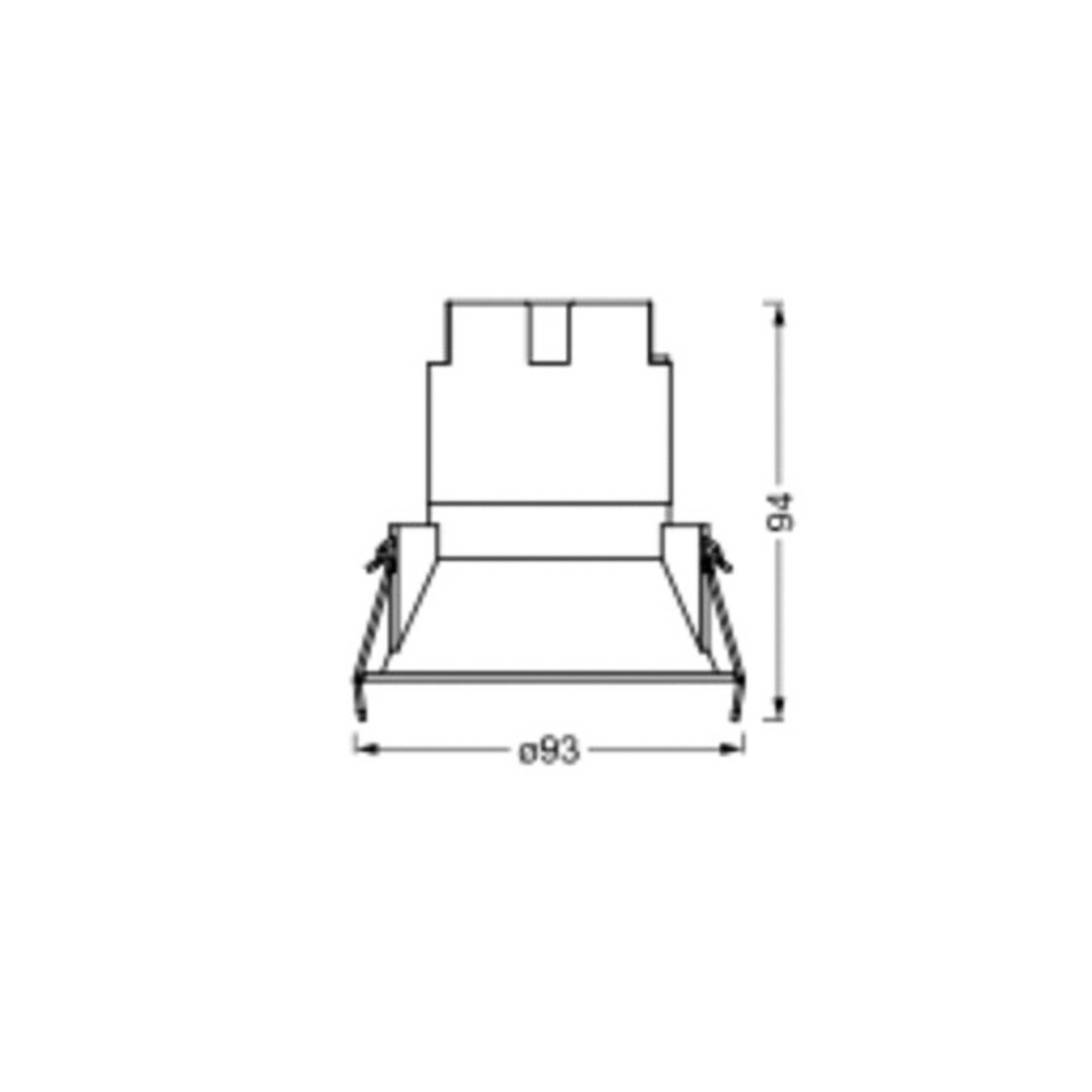 LEDVANCE LEDVANCE Twist bodovka Ø9,3cm 840 bílá/stříbrná