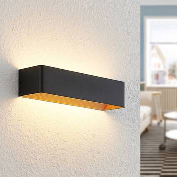 Arcchio Karam LED-vägglampa 36,5 cm svart