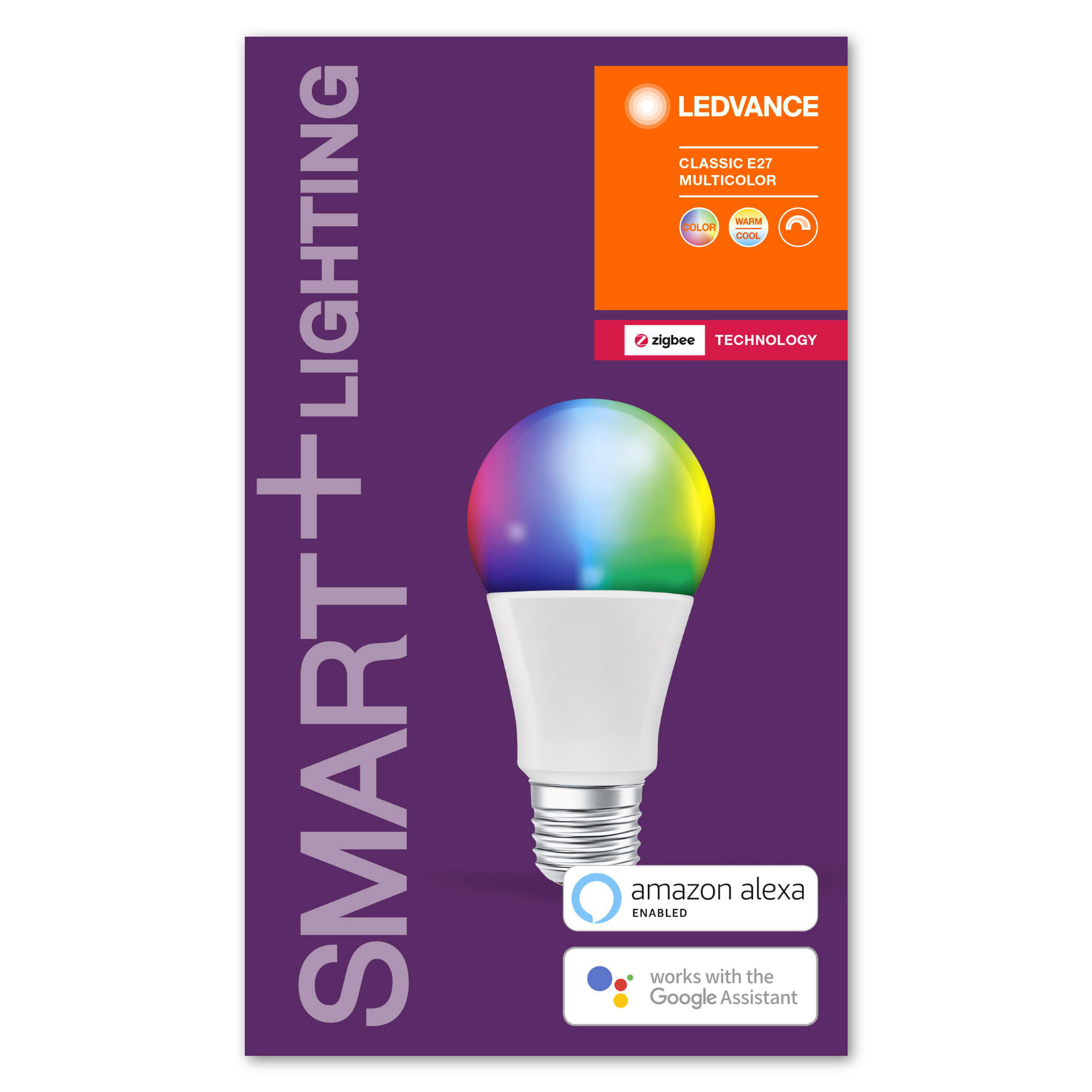 LEDVANCE SMART+ ZigBee E27 10W RGB 2000–6500K