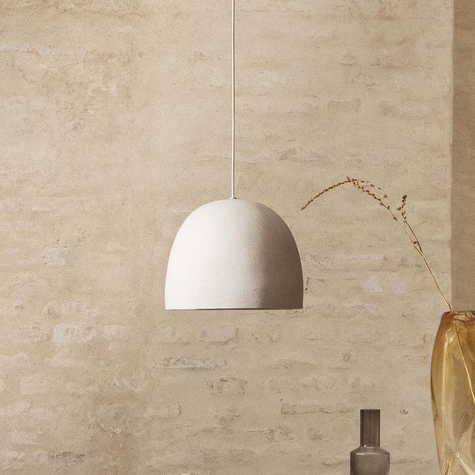 ferm LIVING Speckle Taklampa Large, vit från ferm LIVING