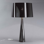 Totem LT table lamp, metal base, shiny