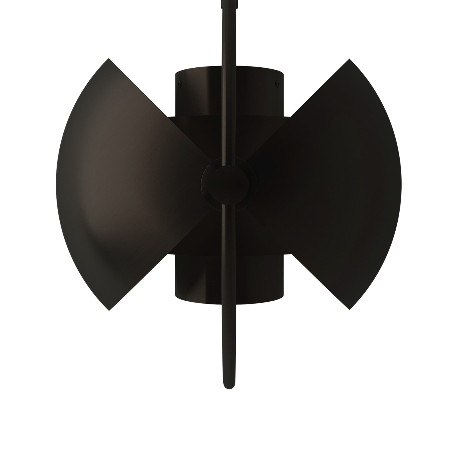 GUBI Hängeleuchte Multi-Lite, Ø 27 cm, schwarz/schwarz