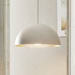 Hanglamp Beta in wit-goud