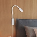 LED wandlamp Sten met gebarenbediening, wit