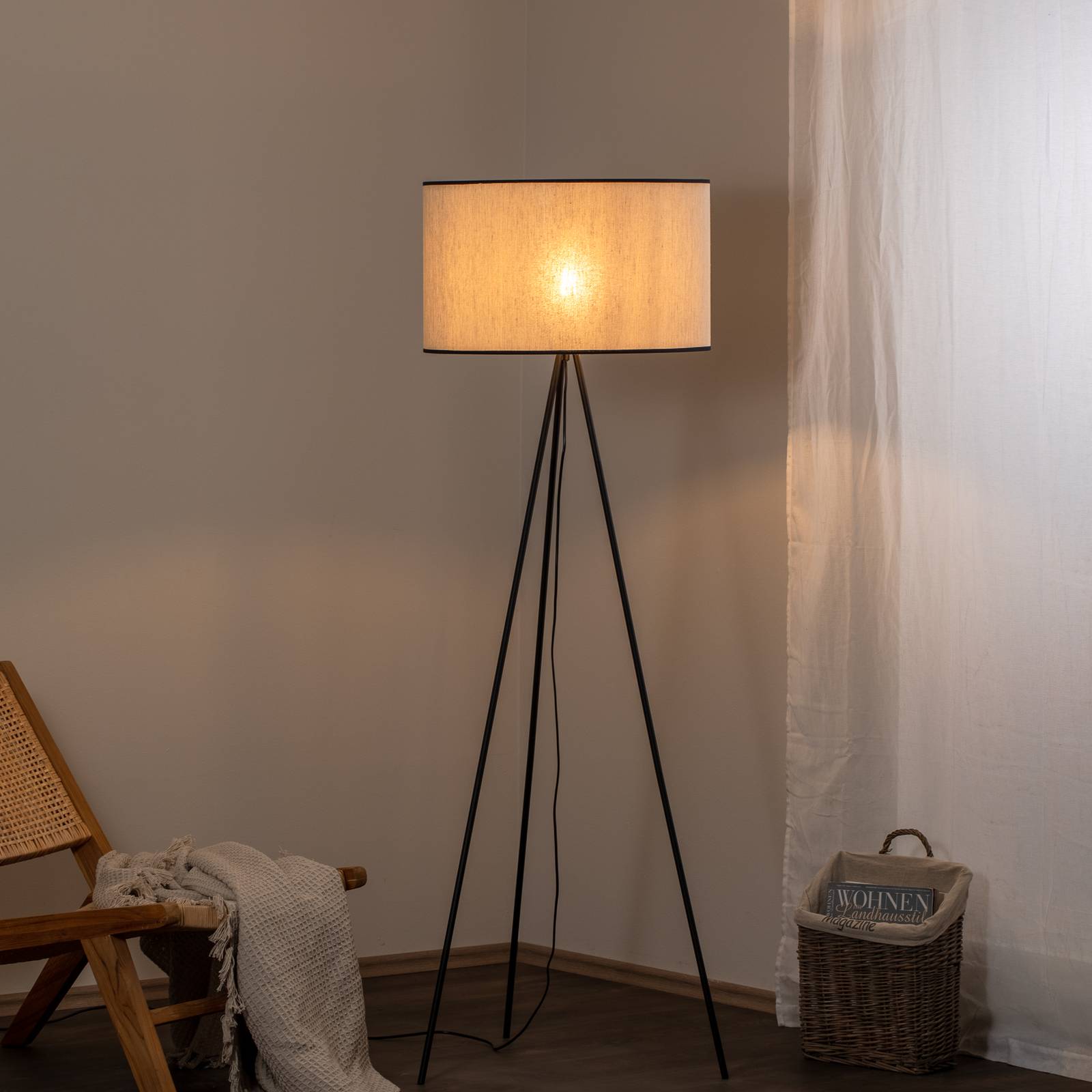 Euluna lampa stojąca Ramka