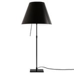 Luceplan Costanza lampada da tavolo D13 nero/nero