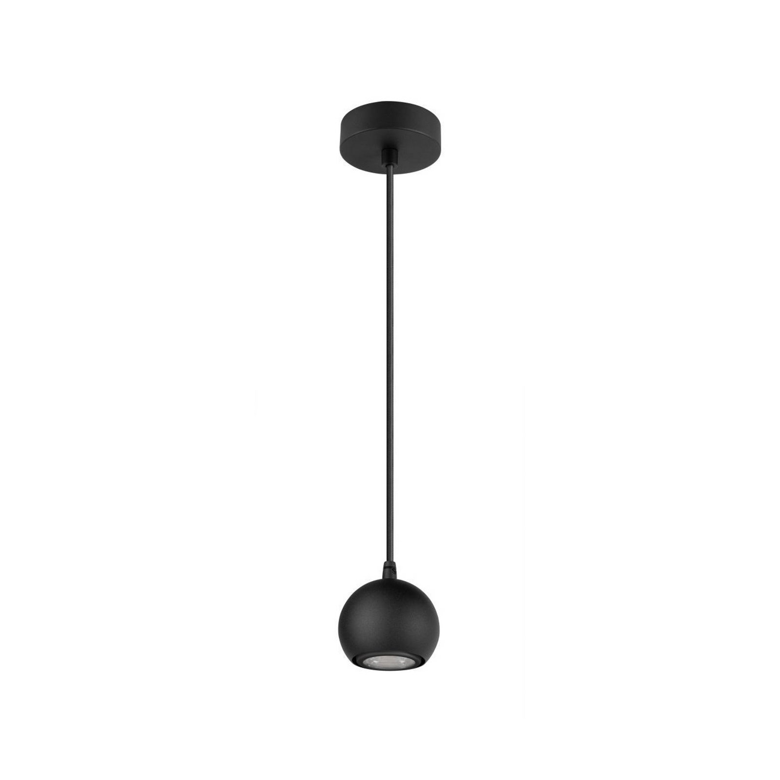 SLV Lampada a sospensione Light Eye 90, nero, Ø 9 cm, metallo