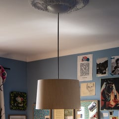 Foscarini Twiggy Wood висяща лампа в сив цвят с възможност за димиране