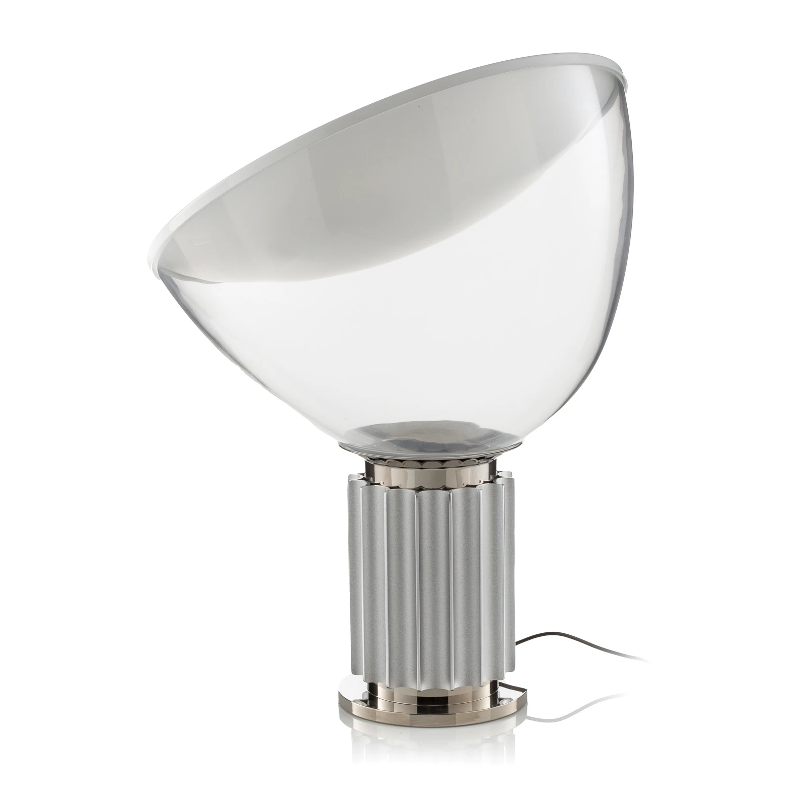 FLOS Taccia small – LED galda lampa, alumīnijs