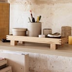 ferm LIVING Tray Bon X, depth 12 cm, height 6 cm, wood