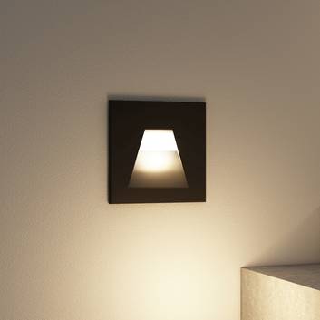 Arcchio Lasca LED-innfellingslampe, svart