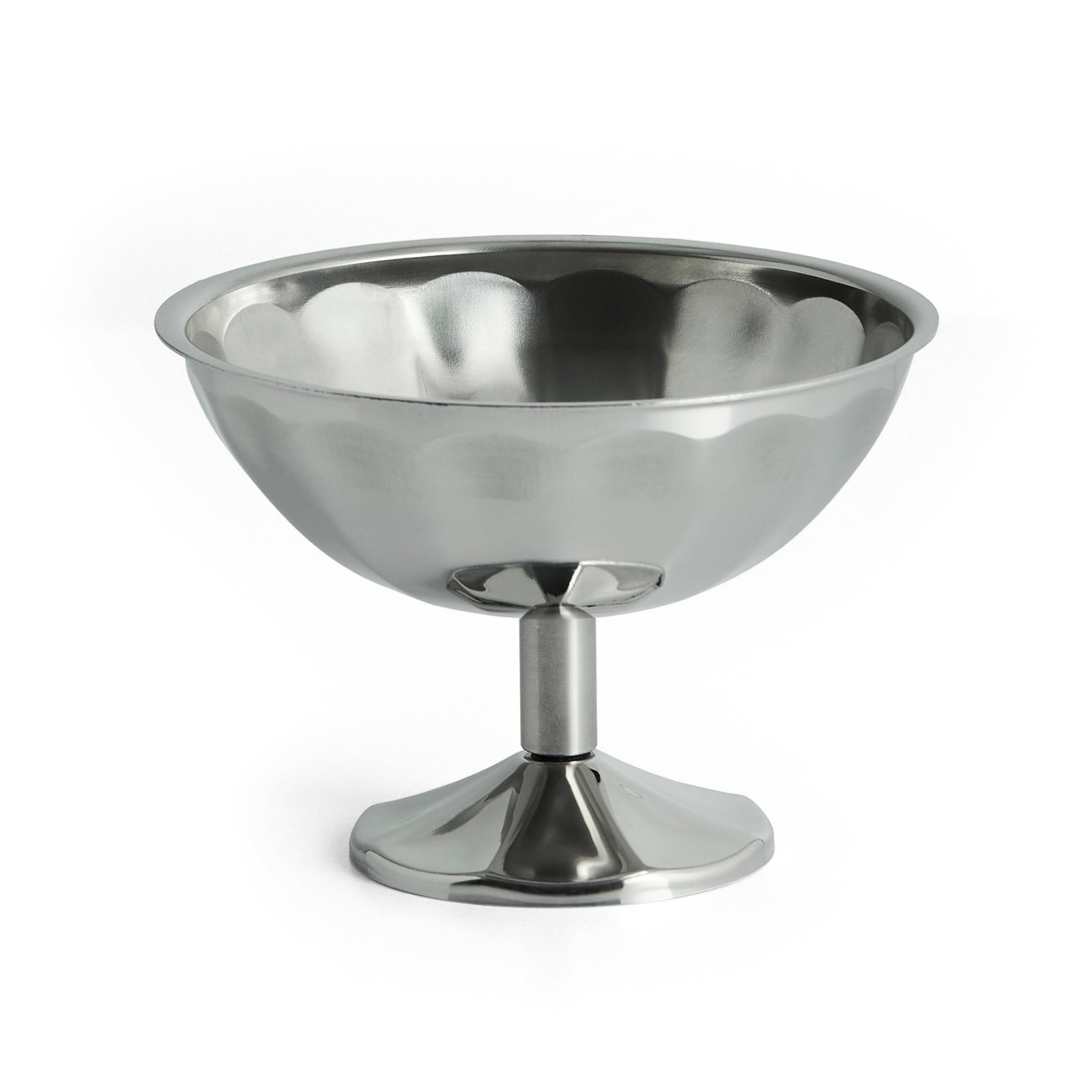 HAY Coupe à dessert Italian, gris, acier inoxydable, Ø 12 cm