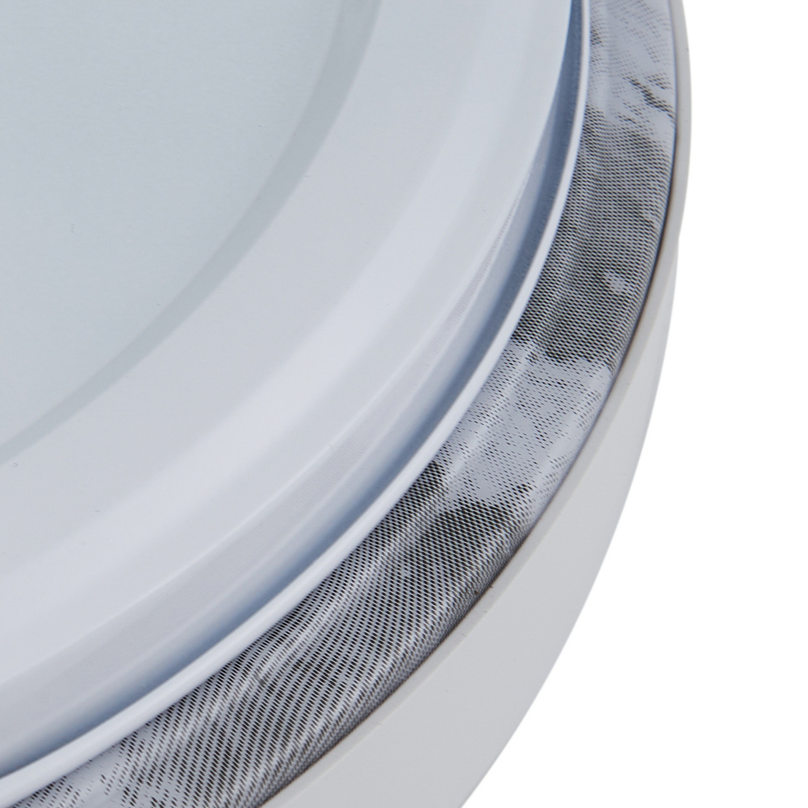 Lindby LED taklampa Lune, plast, metall, 38 cm