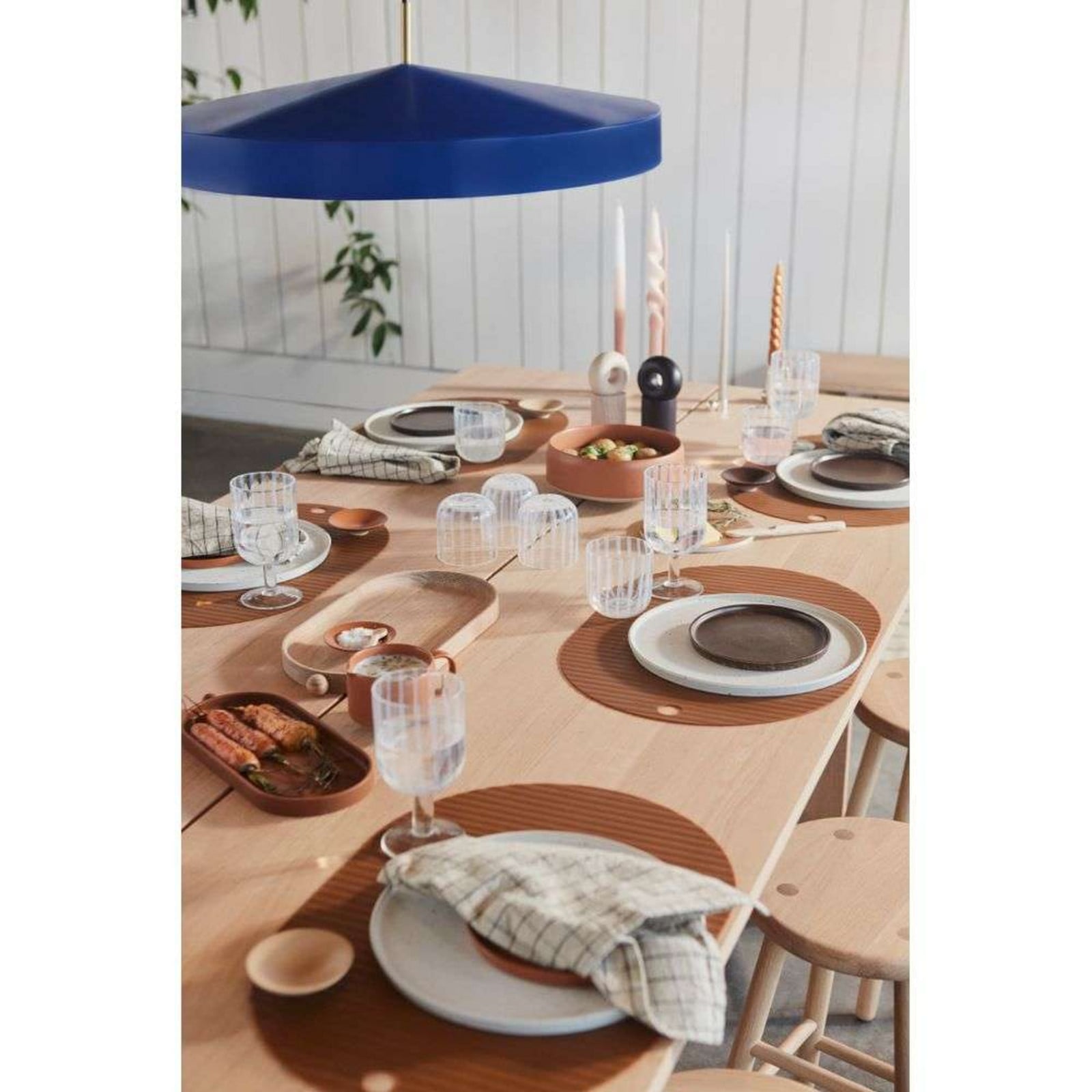 Hatto Pendel Large Optic Blue OYOY Living Design - Spisestue - Metal