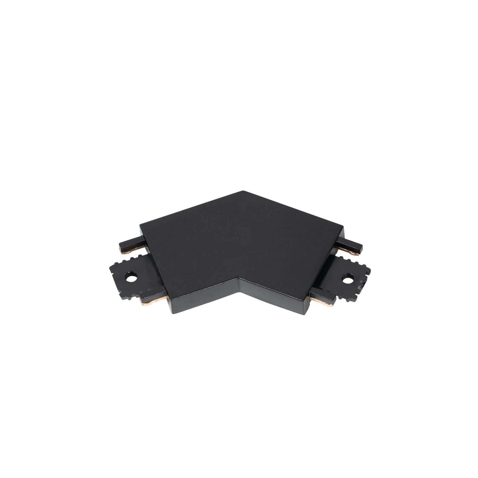 Lindby connector Lumaro, black, 135°, plastic