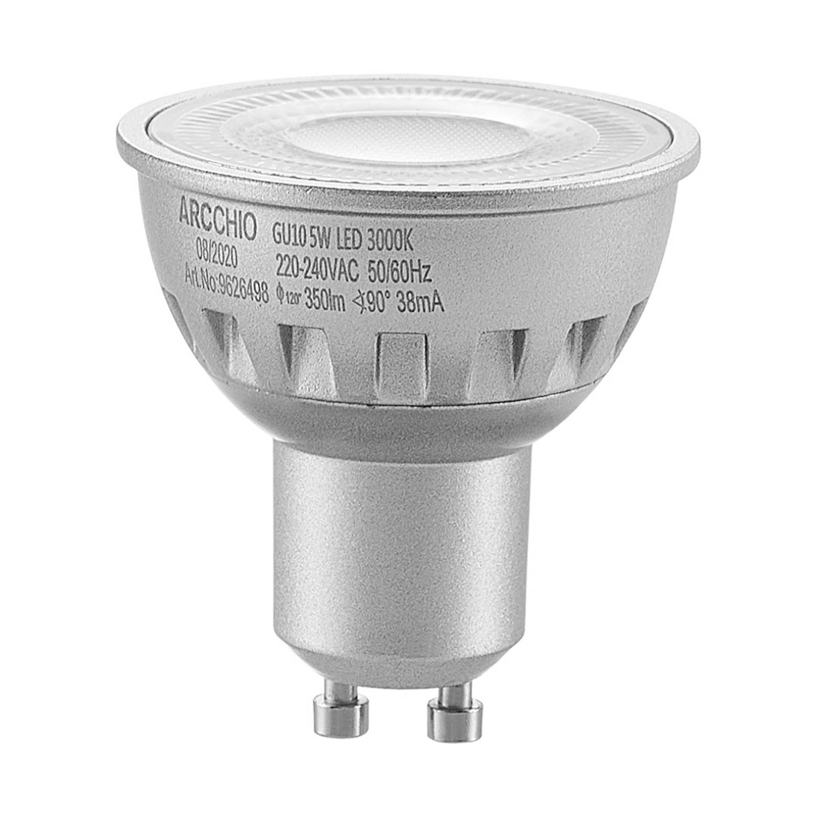 Arcchio réflecteur LED GU10 5 W 3 000 K 90°