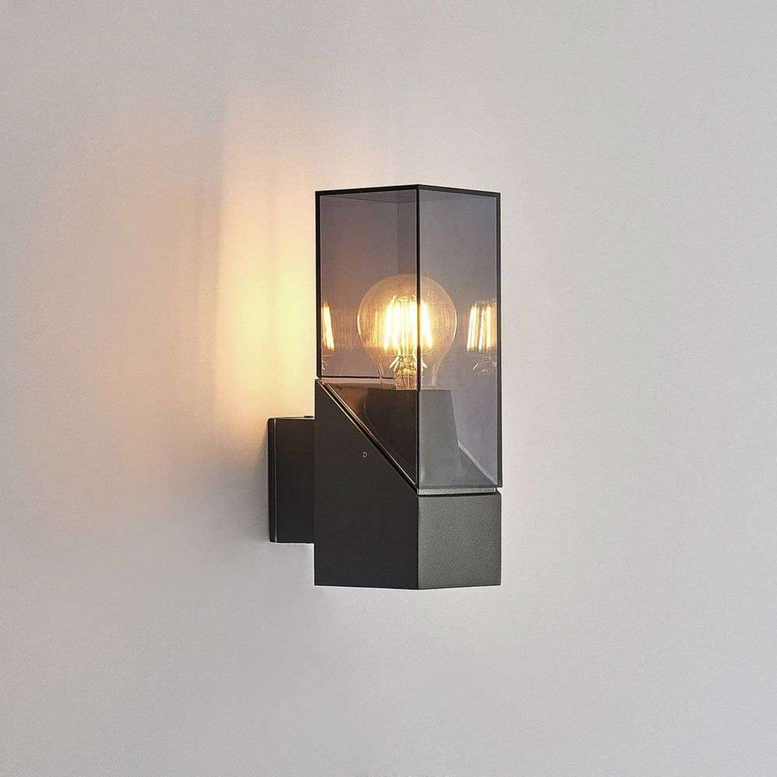 Fiola Außen Wandleuchte Anthracite - Lucande