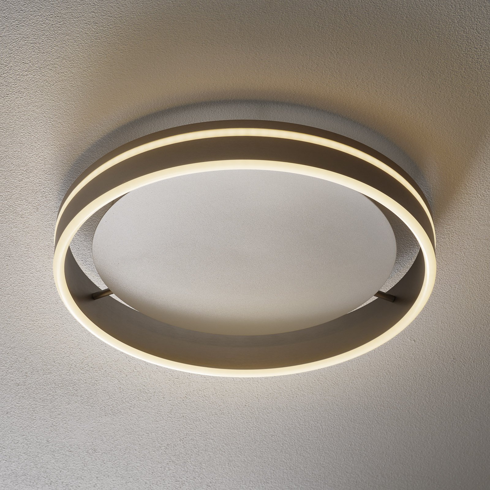 Paul Neuhaus Q-VITO LED-Deckenlampe 40cm stahl