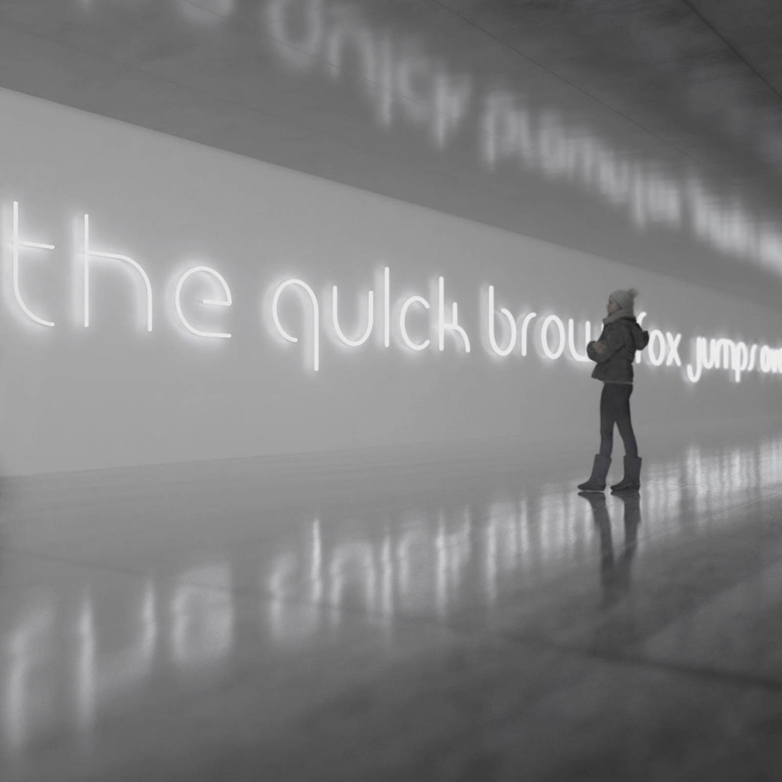 Artemide Alphabet of Light ściana mała litera t