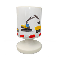 Byggeplads LED-bordlampe med batteri, USB, IP44