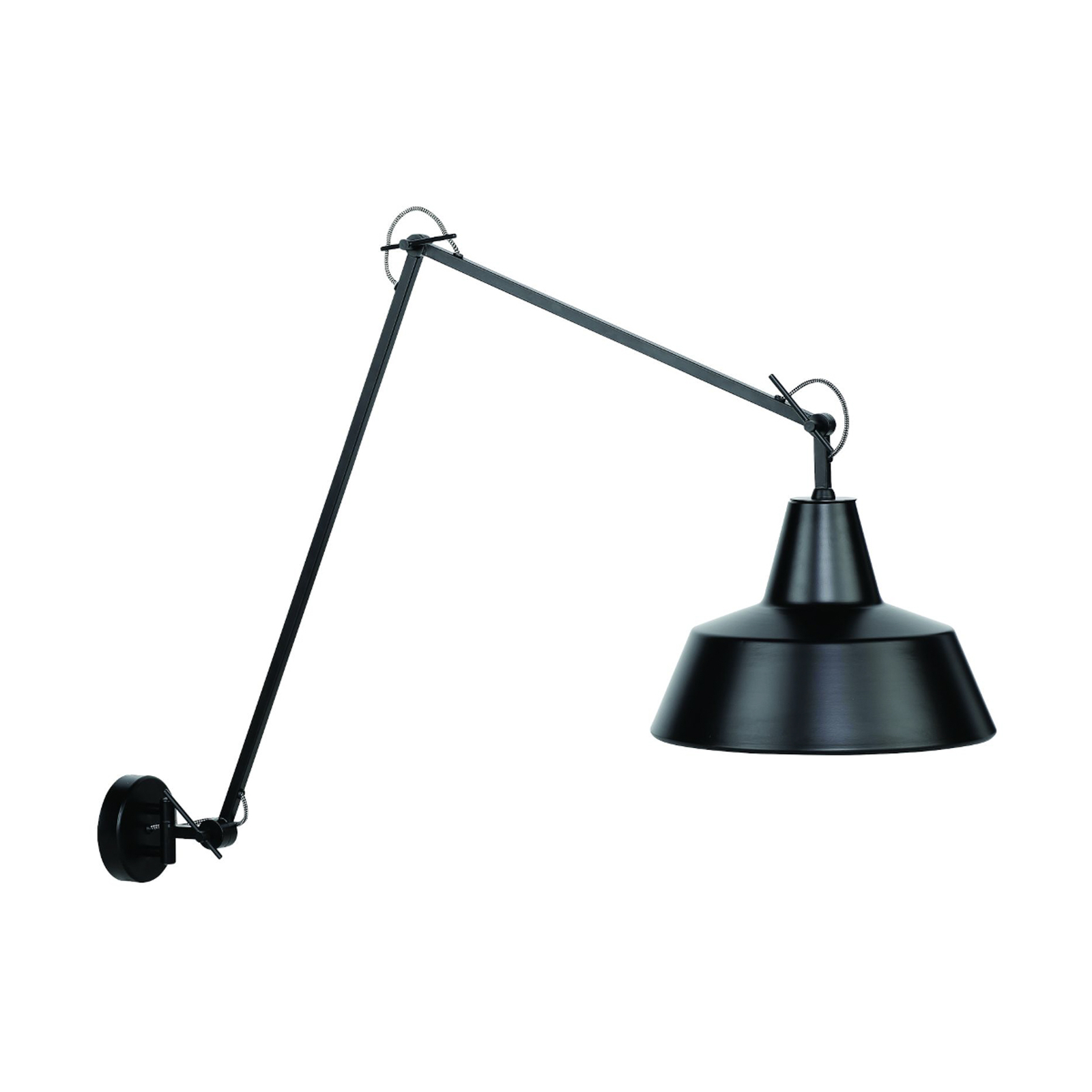 It's about RoMi Chicago wall light, black